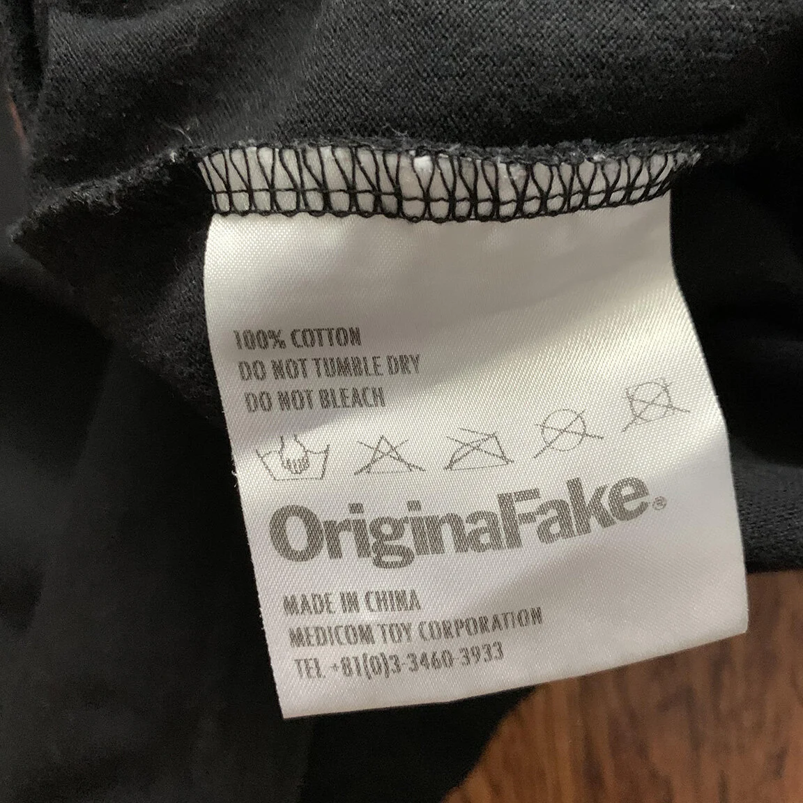 OriginalFake Kaws Chompers And Companion Black T Shirt (Size 3